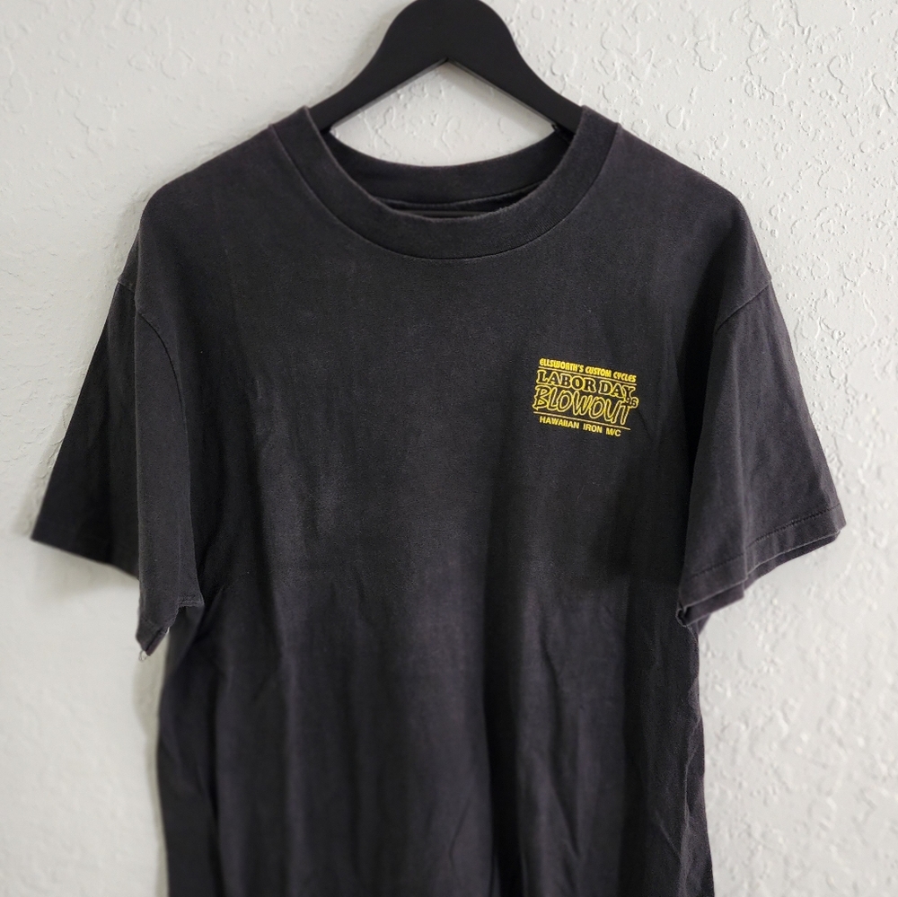 Vintage 1996 Ellsworth's Custom Cycles Single Stitch Shirt